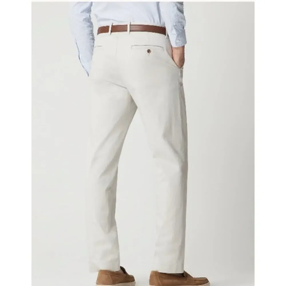 NWT J. Crew Men's Straight-Fit Original Chino Pant Stone 33/34
